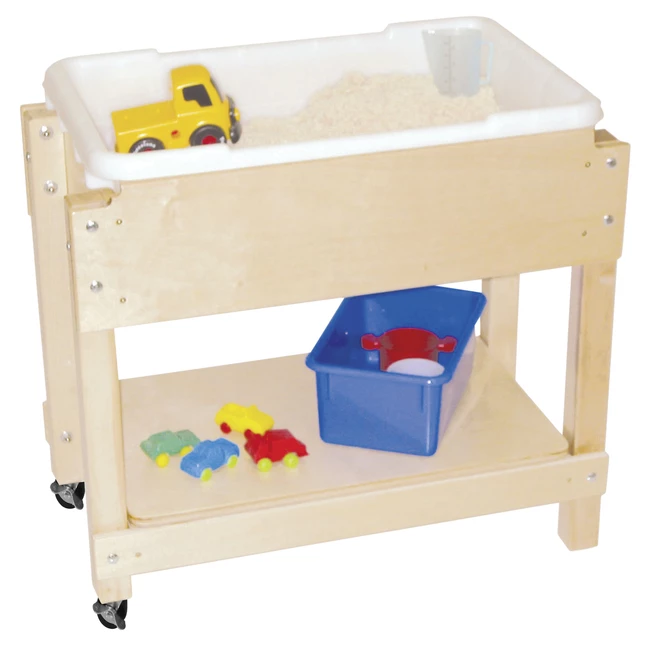 Buy ๐คฉ Wood Designs Petite Sand And Water Activity Table With Lid And Tub, 15 In W X 26 In H ๐