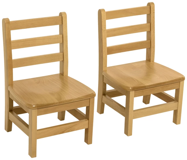 Cheap đ Wood Designs Deluxe Hardwood Chairs, 13-Inch Seat Height, 14 X 12-1/8 X 25-1/4 Inches, Natural, Set Of 2 đ¤Š