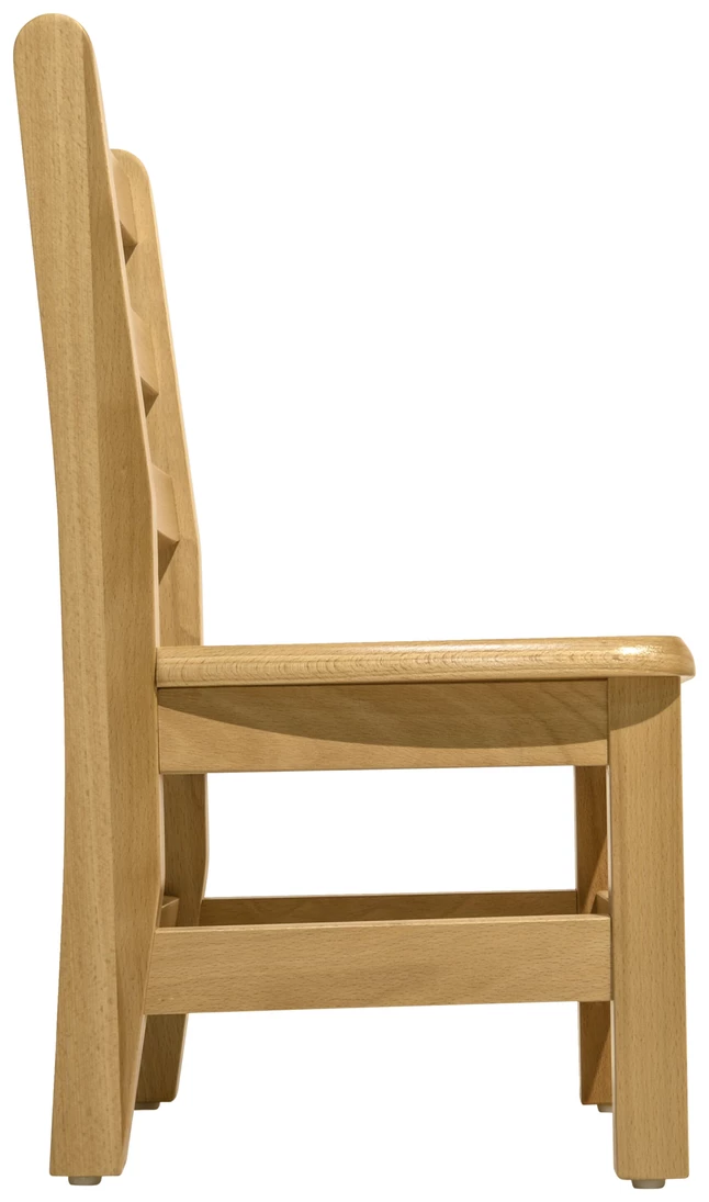 Cheap đ Wood Designs Deluxe Hardwood Chairs, 13-Inch Seat Height, 14 X 12-1/8 X 25-1/4 Inches, Natural, Set Of 2 𤊠- Image 4