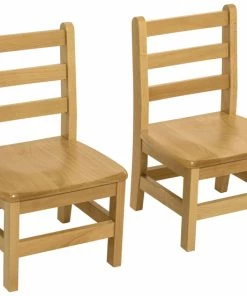 Best deal ⌛ Wood Designs Deluxe Hardwood Chairs, 14-Inch Seat Height, 14 X 12-1/8 X 26-1/4 Inches, Natural, Set Of 2 😀