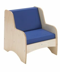 Best Pirce 🥰 Childcraft Family Living Room Chair, Blue, 17-3/4 X 20-1/8 X 20-1/4 Inches ✔️