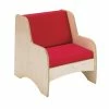 Outlet 😍 Childcraft Family Living Room Chair, Red, 17-3/4 X 20-1/8 X 20-1/4 Inches ✔️