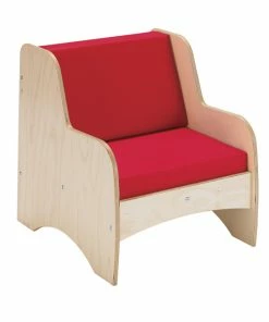 Outlet 😍 Childcraft Family Living Room Chair, Red, 17-3/4 X 20-1/8 X 20-1/4 Inches ✔️