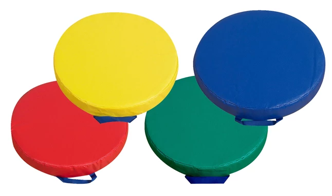 Wholesale โค๏ธ Childrens Factory Children's Factory Round Floor Cushion Set, 15 X 15 X 2-1/2 Inches, Vinyl, Assorted Color, Set Of 4 ๐ 1 Wholesale โค๏ธ Childrens Factory Children's Factory Round Floor Cushion Set, 15 X 15 X 2-1/2 Inches, Vinyl, Assorted Color, Set Of 4 ๐
