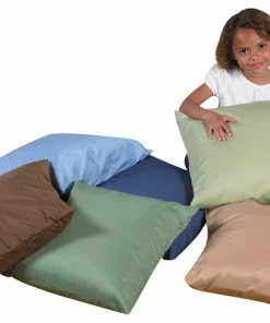 Hot Sale 🥰 Childrens Factory Children's Factory Cozy Woodland Machine Washing Pillow Set, 17 Inches, Poly/Cotton Cover, Multiple Color, Set Of 6 ⭐