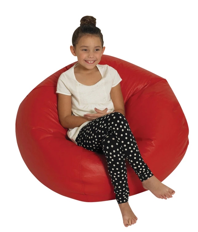 Discount đ Childrens Factory Children's Factory Premium Bean Bag Chair, 35 Inches, Vinyl, Red âď¸