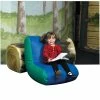Flash Sale 🧨 Childrens Factory Children's Factory Pre-School High Back Chair, Vinyl, Blue/Green 🔥