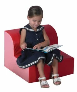 Best reviews of 🥰 Childrens Factory Children's Factory Library Chair, Red ❤️