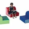 Deals ✔️ Childrens Factory Children's Factory Library Trio Set, 7-Inch Seat, Vinyl, 20 X 20 X 15 Inches, Set Of 3 ✨