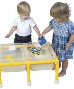 New 💯 Childrens Factory Children's Factory Mini Double Discovery Table, 25 X 18 X 11 Inches 🛒