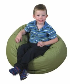 Best Sale 🛒 Childrens Factory Children's Factory Premium Bean Bag Chair, 26 Inches, Sage 🧨