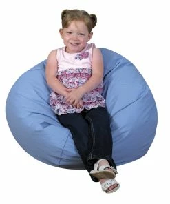 Wholesale 🔥 Childrens Factory Children's Factory Premium Bean Bag Chair, 26 Inches, Sky Blue ❤️