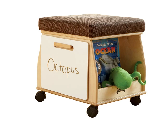 Deals ⨠Jonti-Craft SideKick Literacy Stool, 16 X 18-1/2 X 18 Inches, Espresso đ¤Š