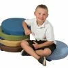 New 😉 Childrens Factory Children's Factory Lightweight Round Cushions, 15 X 15 X 2-1/2 Inches, Vinyl, Set Of 5 🛒