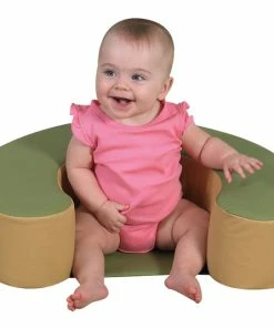 Promo 🎁 Childrens Factory Children's Factory Woodland Sit Me Up, 24 X 18 X 6 Inches, Sage And Almond 🌟