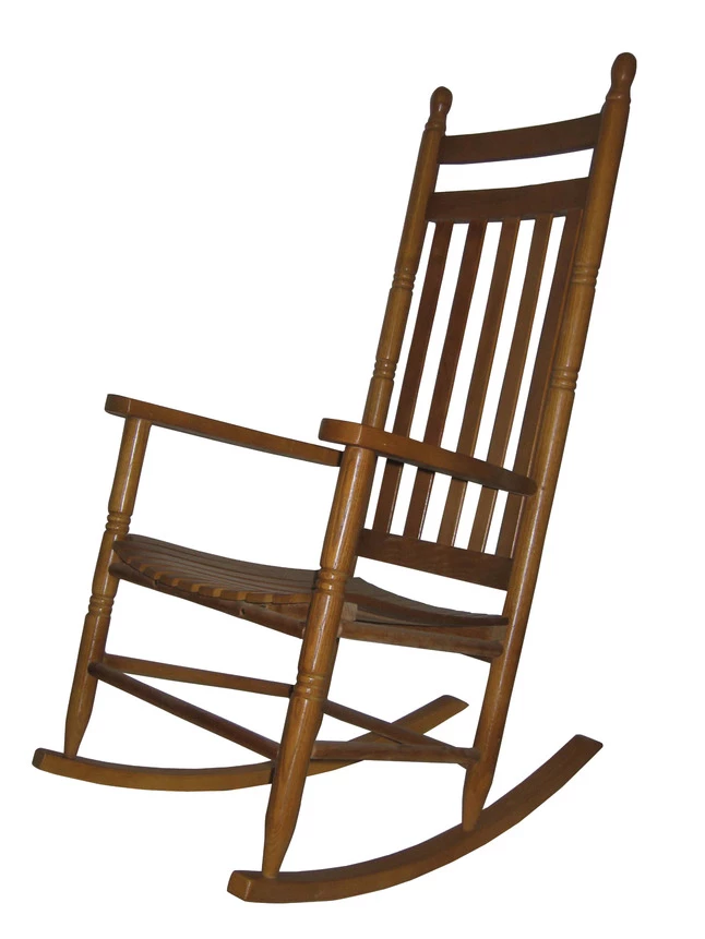 Best Sale 🔥 Dixie Seating Adult Rocker, 24 X 26 X 49 Inches, Medium Oak ✨
