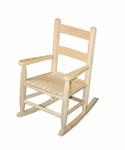 Promo 💯 Dixie Seating Company Asheville Wood Child's Rocking Chair, 15 X 20 X 25 Inches, Natural 🎁