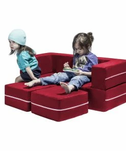 Top 10 🎁 JAXX Zipline Convertible Loveseat With Ottoman, Microsuede, 40 X 20 X 16 Inches 🎉