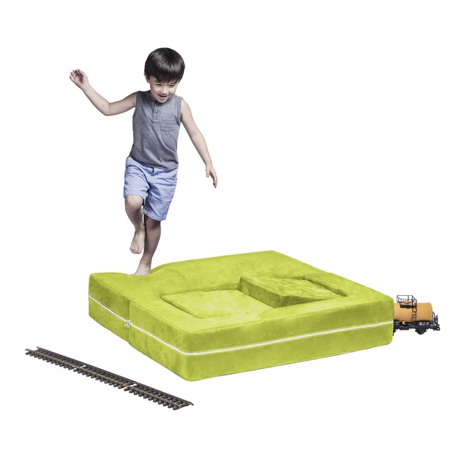 Top 10 đ JAXX Zipline Convertible Loveseat With Ottoman, Microsuede, 40 X 20 X 16 Inches đ - Image 2