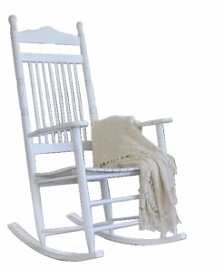 Hot Sale 🥰 Dixie Seating Rocking Chair, 26 X 31 X 46 Inches, White ✔️