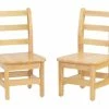 Deals 🤩 Jonti-Craft Ladderback Chair, 12-Inch Seat, 14-1/2 X 13-1/2 X 24-1/2 Inches, Set Of 2 🎁