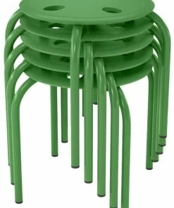 Coupon 🧨 Classroom Select Prima Stool, 12-Inch Seat Height, Green, Set Of 5 😉