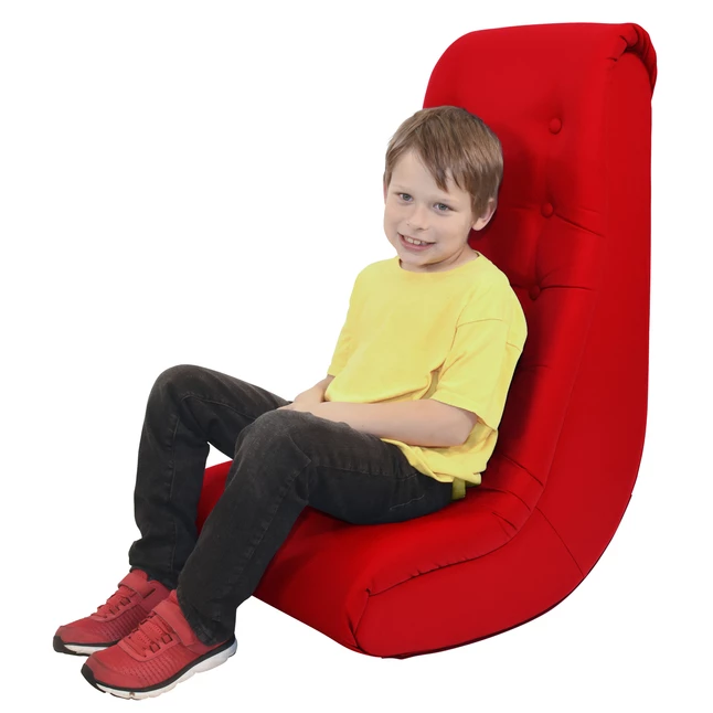 New ๐ Califone Deluxe Soft Rocker, 28 X 17-1/2 X 33-7/8 Inches, Red ๐ - Image 2