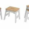 Best deal ⭐ Melissa And Doug Melissa & Doug Wooden Stools, 12 X 11 X 11 Inches, White/Natural, Set Of 4 🛒