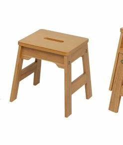 Discount 🤩 Melissa And Doug Melissa & Doug Wooden Stools, 12 X 11 X 11 Inches, Natural, Set Of 4 🛒