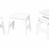 Wholesale 🥰 Melissa And Doug Melissa & Doug Wooden Stools, 12 X 11 X 11 Inches, White, Set Of 4 💯