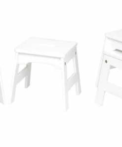 Wholesale 🥰 Melissa And Doug Melissa & Doug Wooden Stools, 12 X 11 X 11 Inches, White, Set Of 4 💯