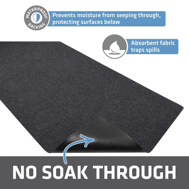Coupon 🤩 Dry Mate Sensory Mat, 45 X 58 Inches, Charcoal ✨ - Image 2