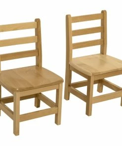 Cheap 🔥 Wood Designs Deluxe Hardwood Chairs, 16-Inch Seat Height, 16 X 14-3/4 X 28-7/8 Inches, Natural, Set Of 2 🔔