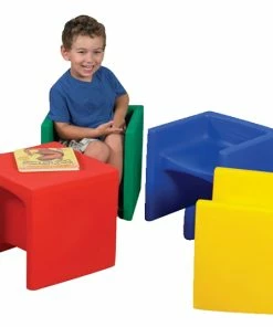 Wholesale ✨ Childrens Factory The Children's Factory Cube Chairs, 15 X 15 X 15 Inches, Set Of 4 🥰
