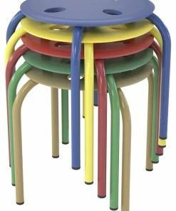 Top 10 ⌛ Classroom Select Prima Stool, 12-Inch Seat Height, Assorted Colors, Set Of 5 🤩
