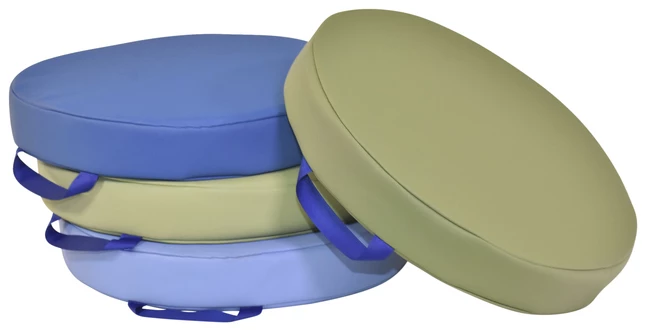 Wholesale ✨ Childcraft Round Cushions, 15 X 15 X 2-1/2 Inches, Set Of 4 ✨ - Image 5