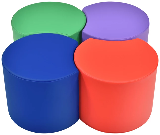 Best deal đĽ Childcraft Crescent Ottoman, 16 X 14-1/2 X 12 Inches, Set Of 4 đ