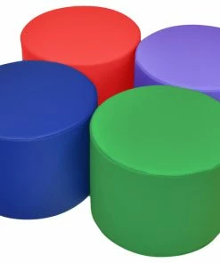 Coupon โค๏ธ Childcraft Round Ottoman, 16 X 16 X 16 Inches, Set Of 4 ๐