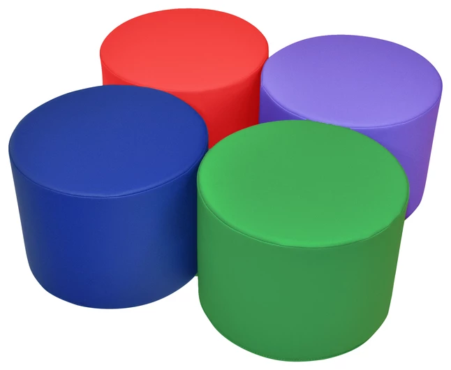 Coupon â¤ď¸ Childcraft Round Ottoman, 16 X 16 X 16 Inches, Set Of 4 đ